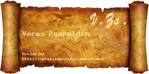 Veres Zseraldin névjegykártya